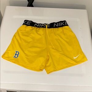 Boston Red Sox Nike Dri-Fit Bright Yellow Athletic Shorts